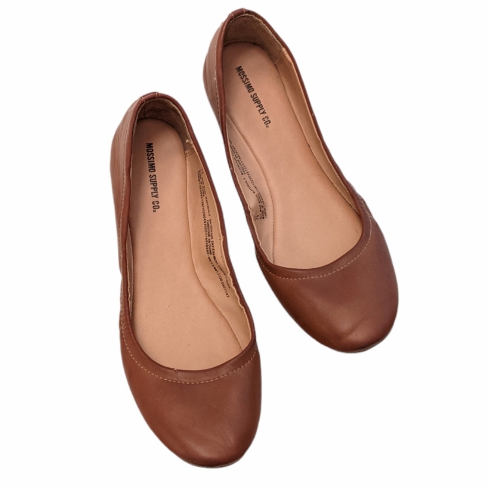 7.5 Mossimo Supply Co. Faux Leather Ballet Flats